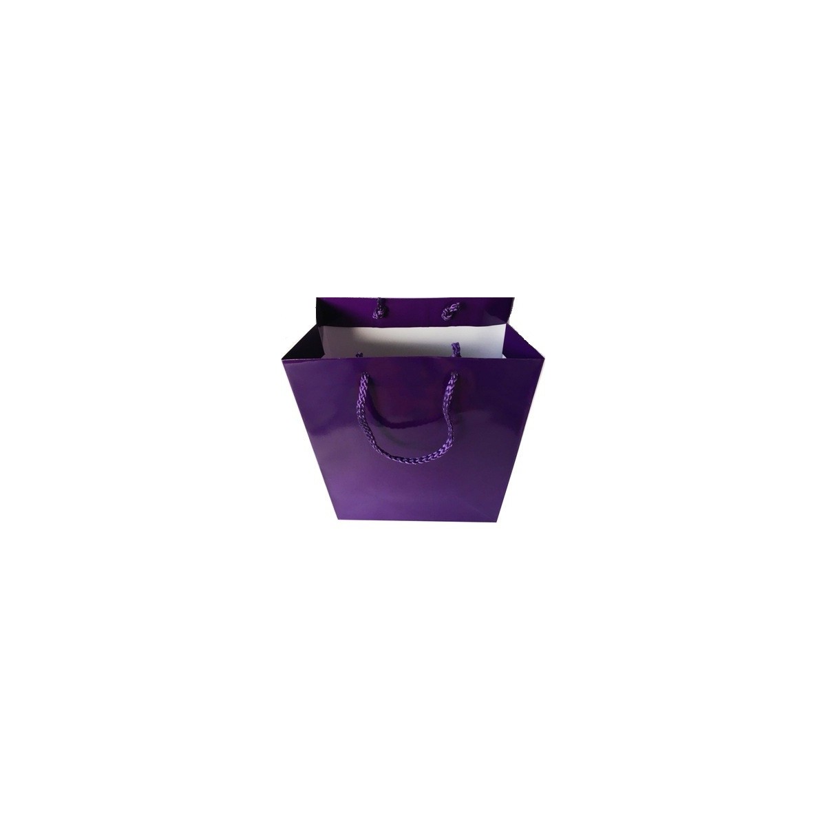 Sac violet gloss pour 2 flacons de savon